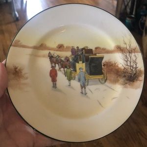 Royal Doultan vintage coaching days plate.